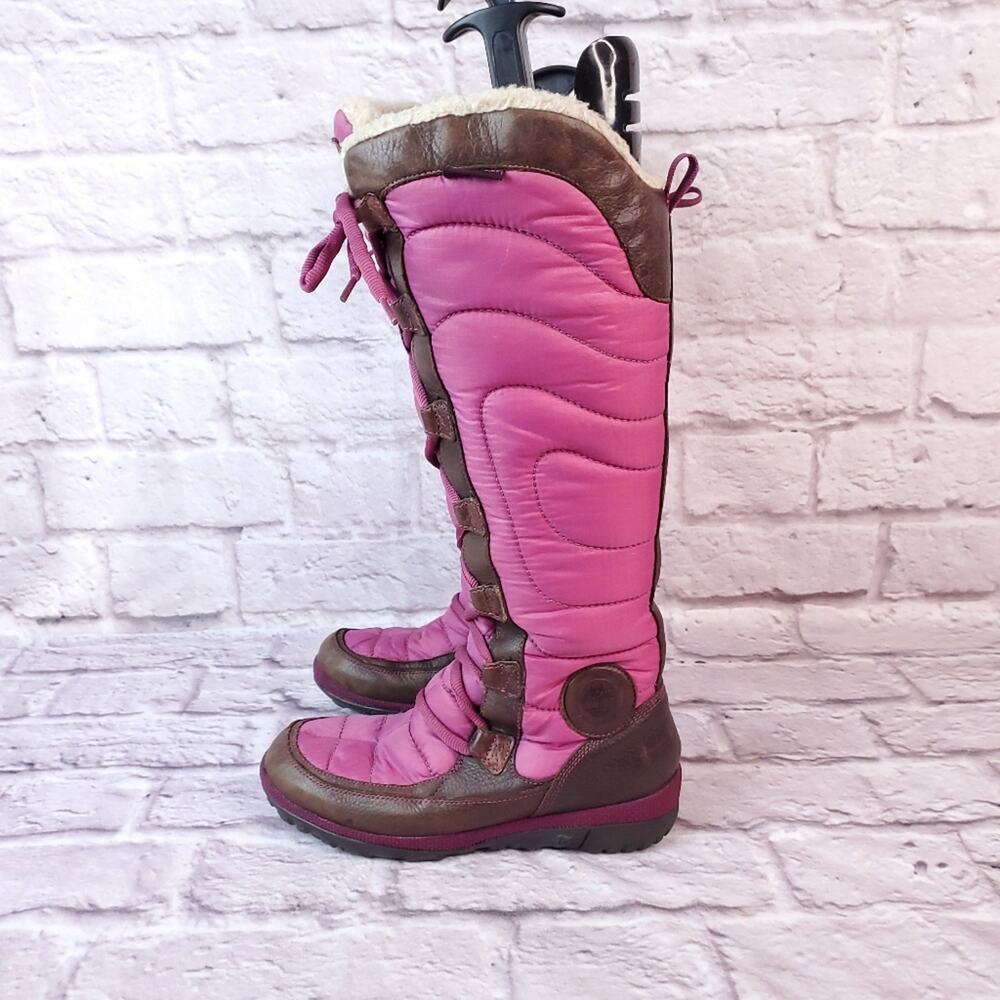 Timberland size 7 women's crystal mountain tall lace up boots